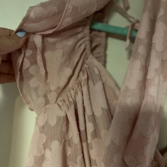 Pink Floral Romper - Picture 7 of 9